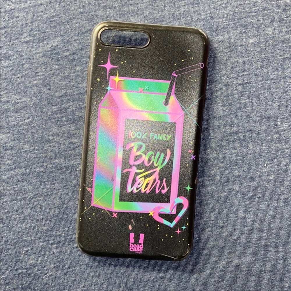 Boy tears iPhone 8 Plus case